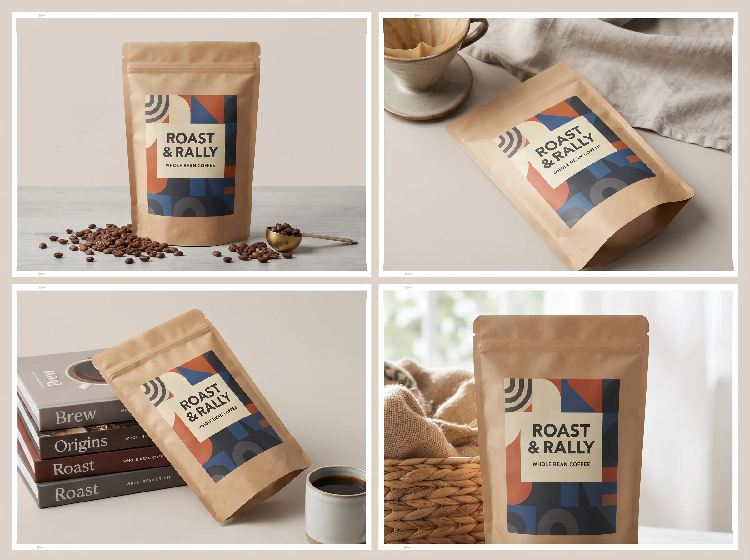 Multiple styled product variations generated for an Amazon lifestyle ad workflow in Scalio