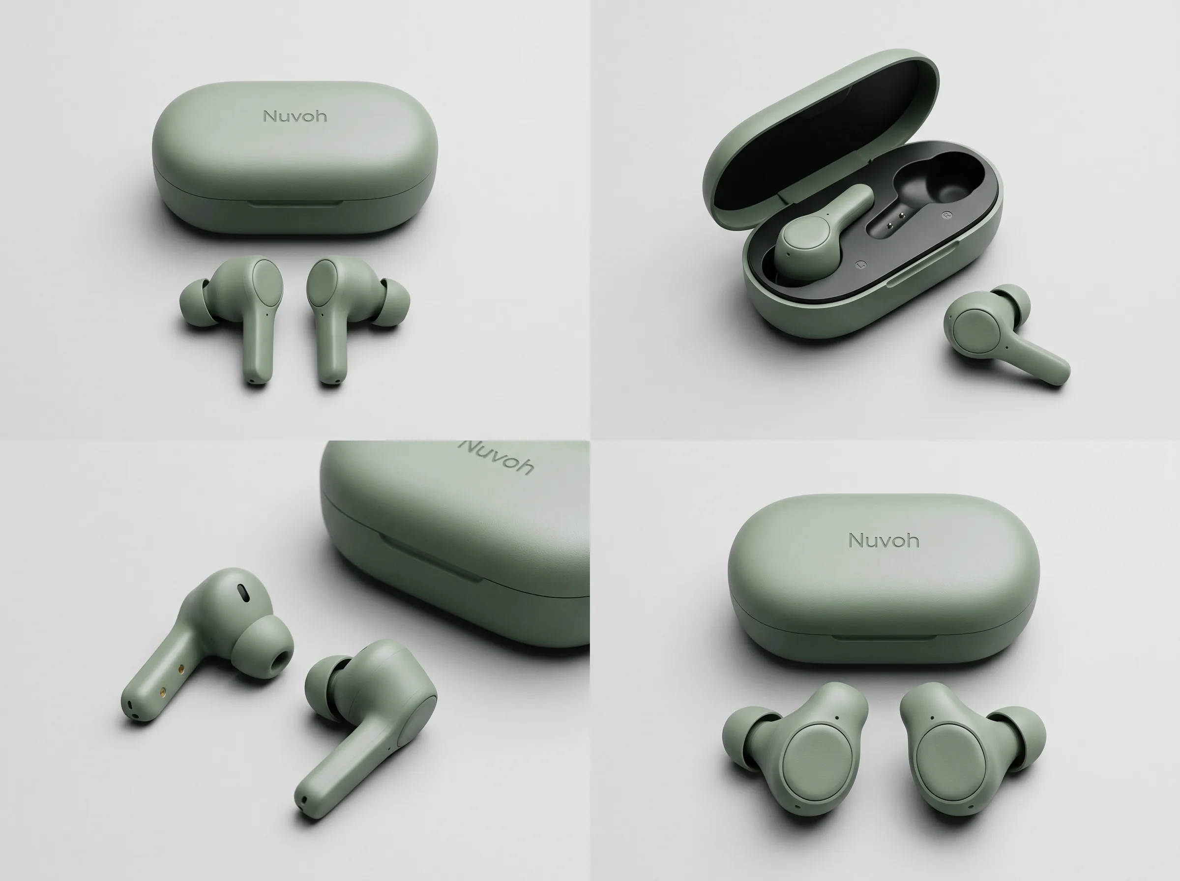 Multiple styled product variations generated for a discovery ad creative workflow in Scalio