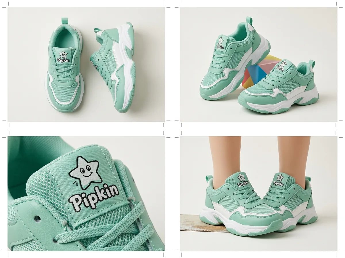 Multiple styled product variations generated for a Meesho product ad workflow in Scalio