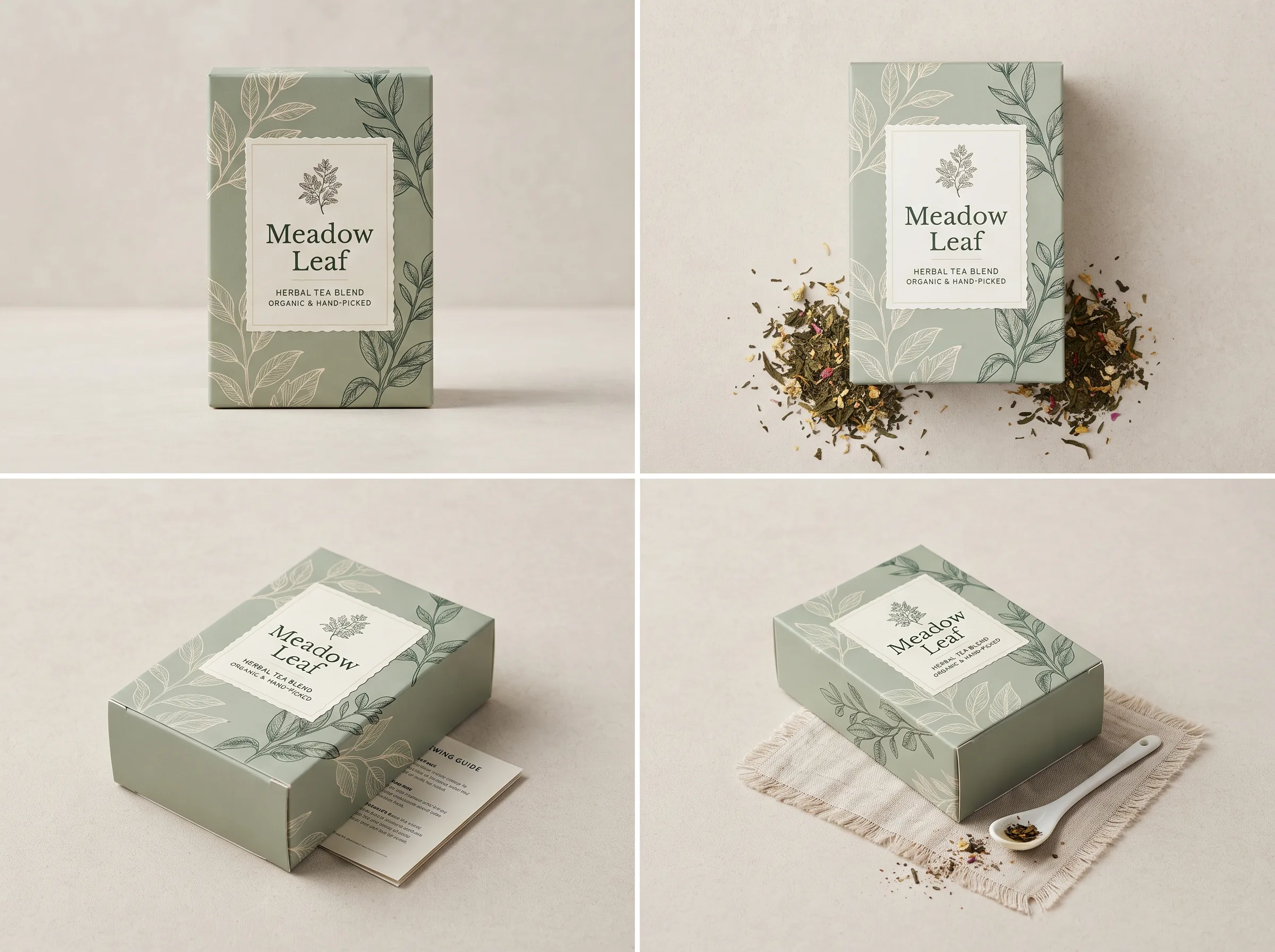 Multiple styled product variations generated for a native ad creative workflow in Scalio