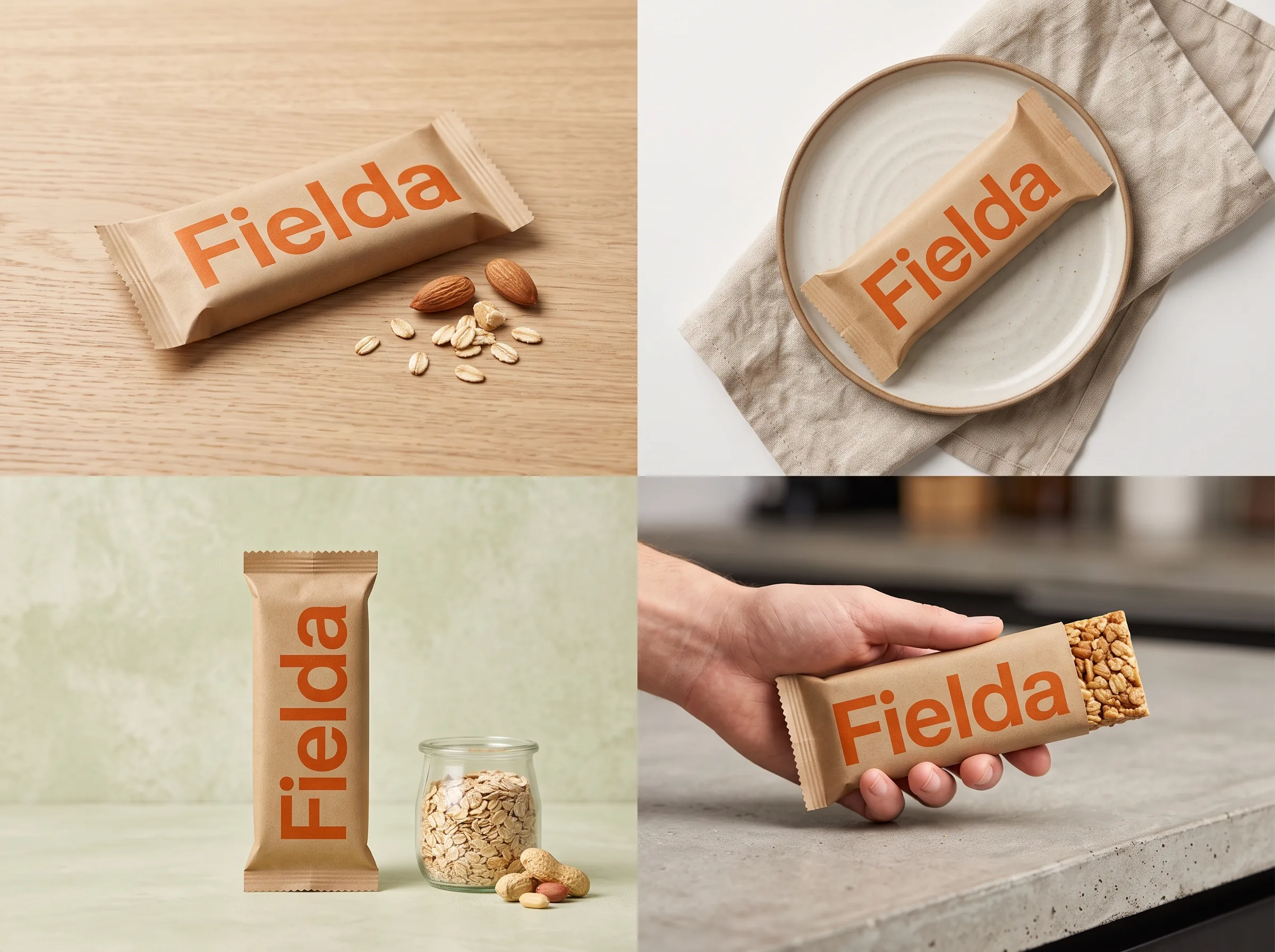 Multiple styled product variations generated for a TikTok ad creative workflow in Scalio