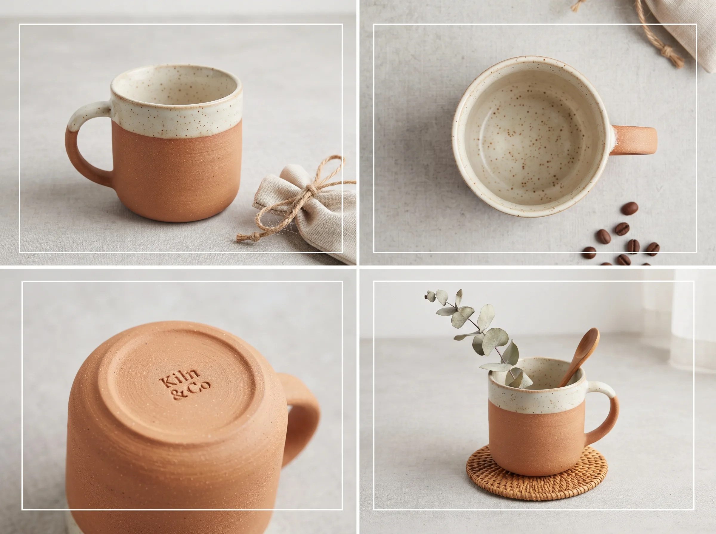 Multiple styled product variations generated for a WhatsApp Catalog ad workflow in Scalio