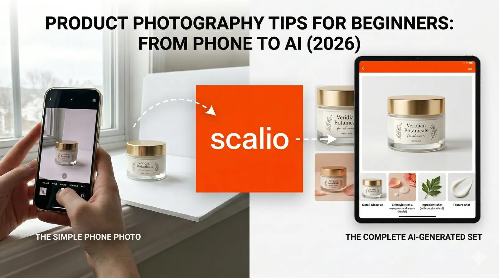 Product Photography Tips for Beginners: From Phone to AI (2026)