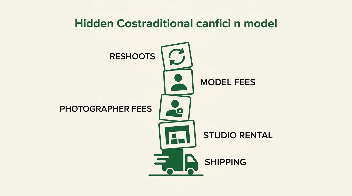The hidden costs of traditional model photography that AI photography eliminates