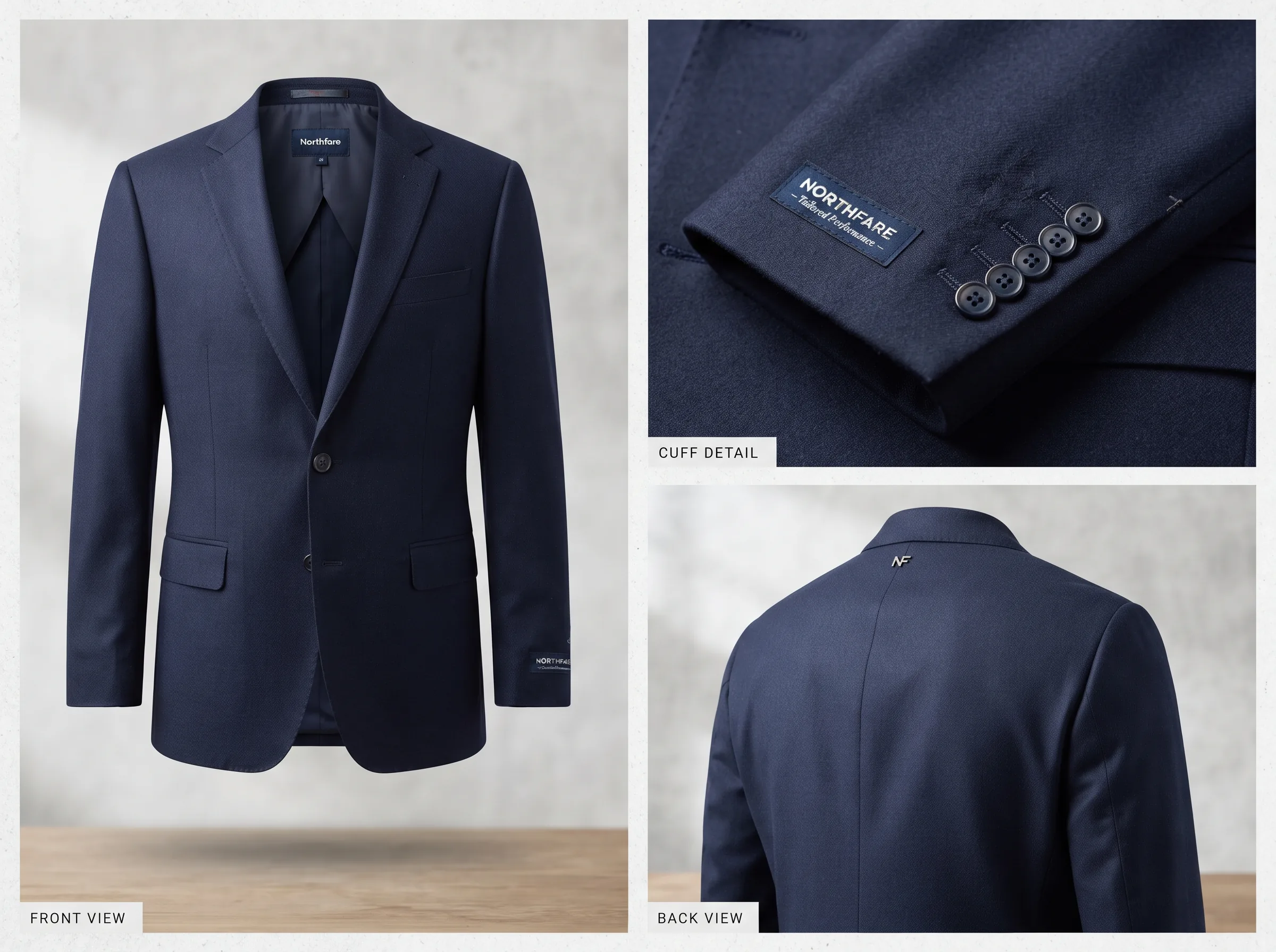 AI-generated workflow visual for an apparel brand catalog