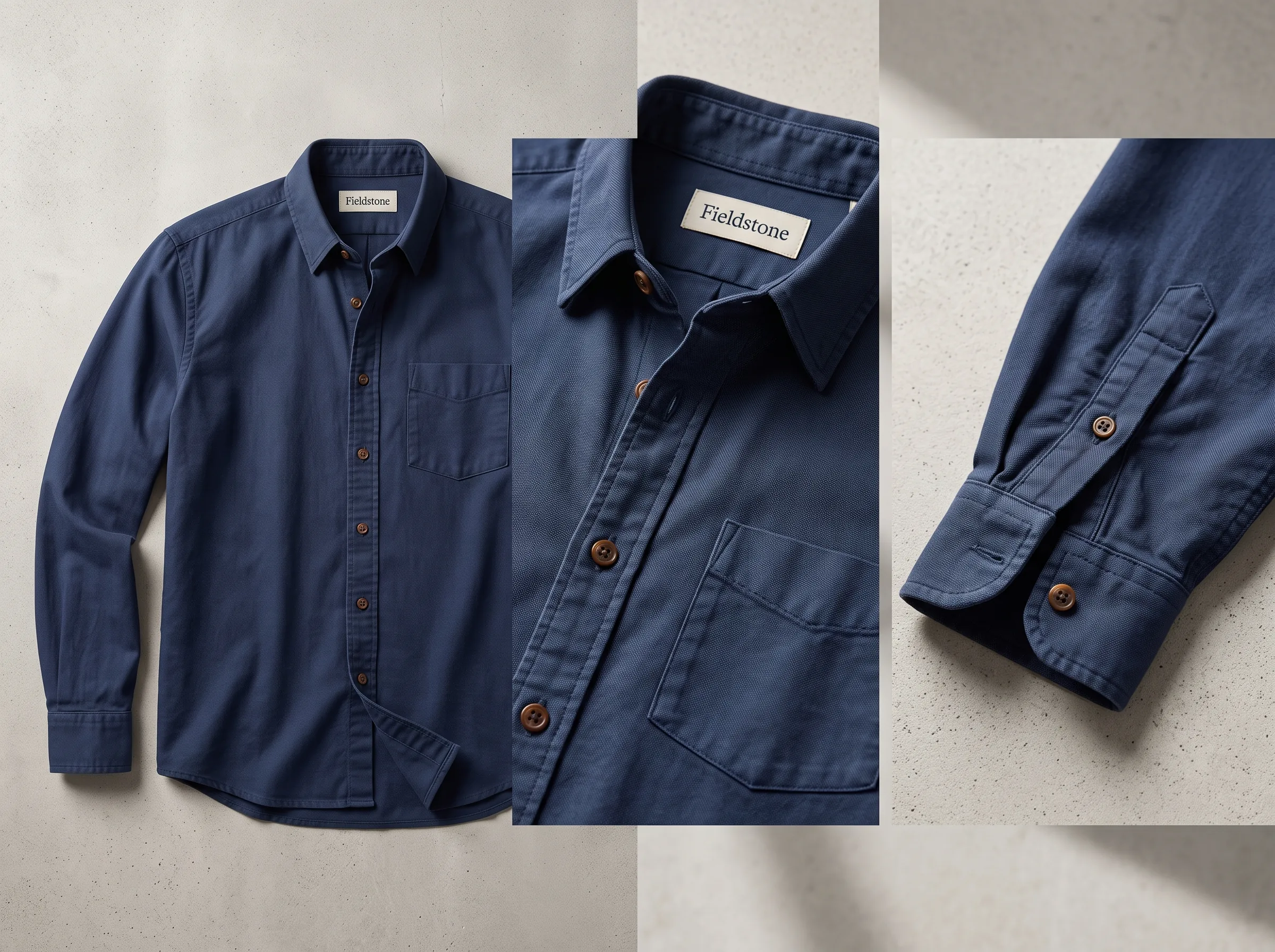 AI-generated workflow visual for a clothing brand lookbook