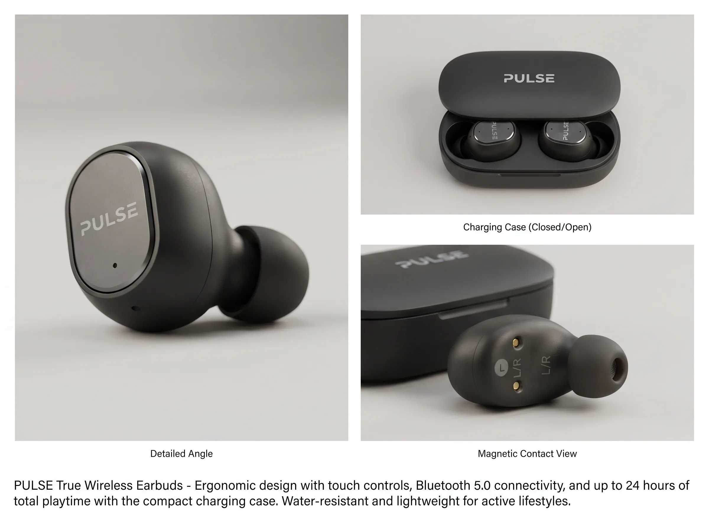 AI-generated workflow visual for an electronics catalog