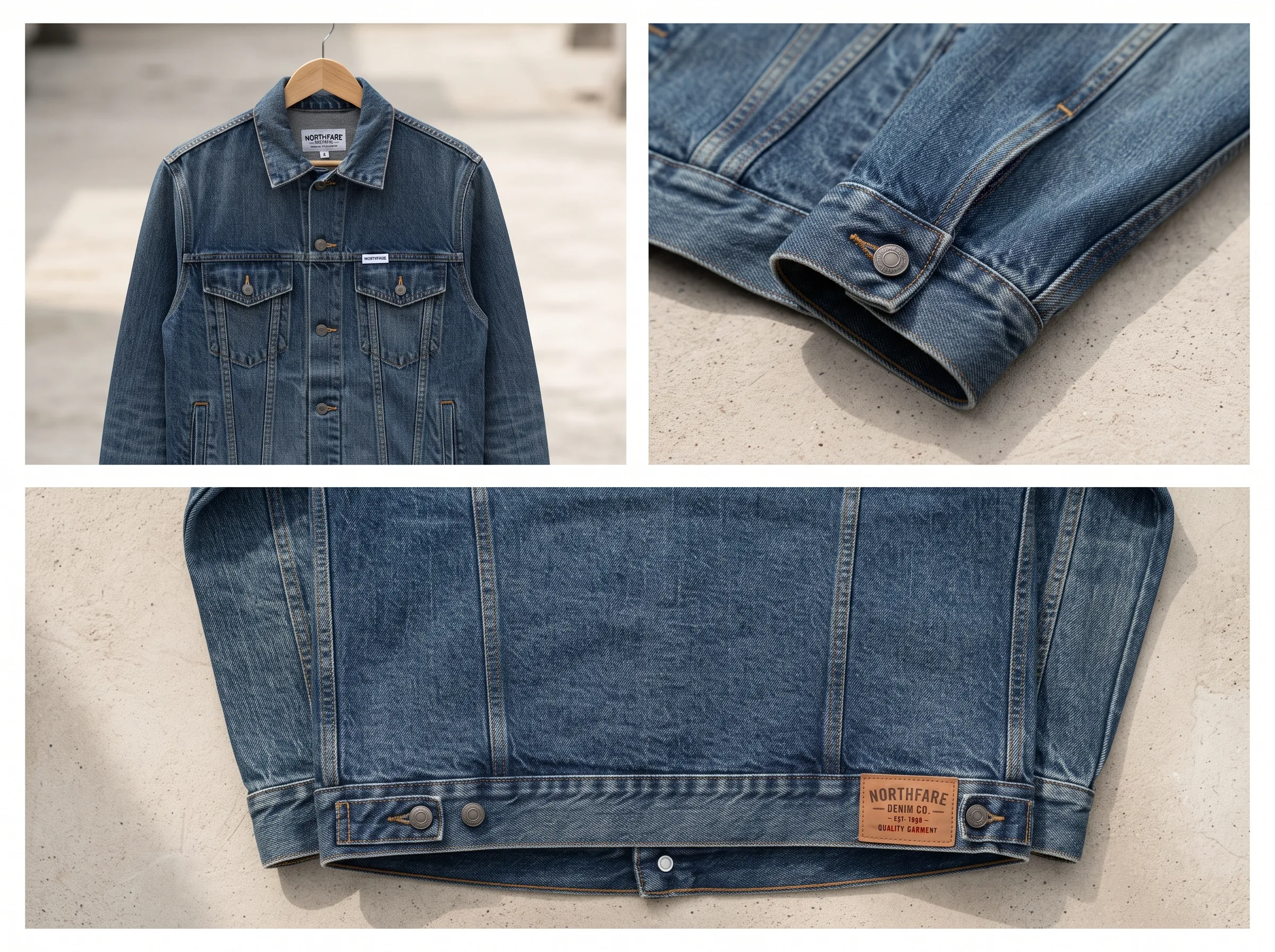 AI-generated workflow visual for a fashion brand product catalog
