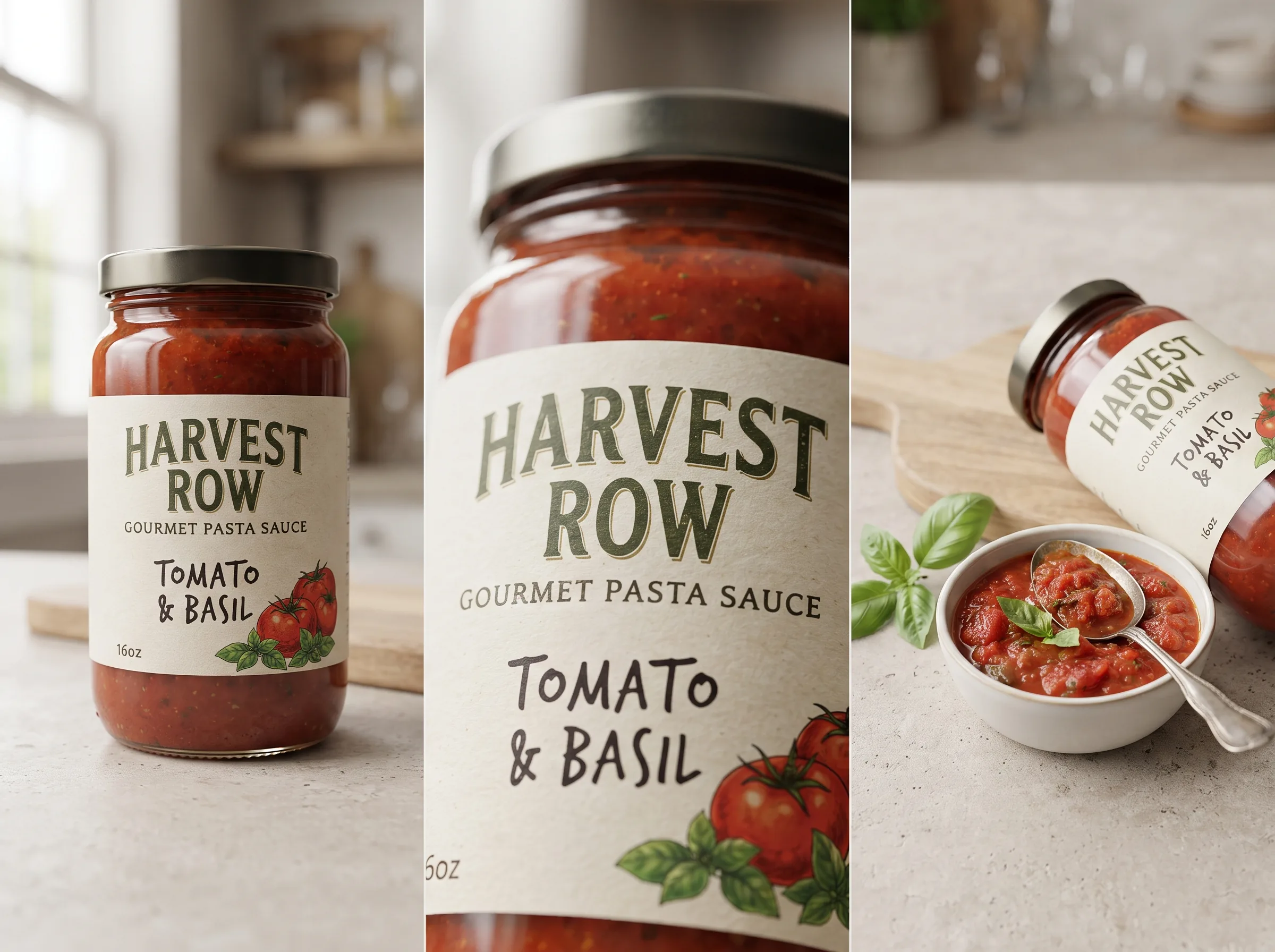 AI-generated workflow visual for a food brand product shot