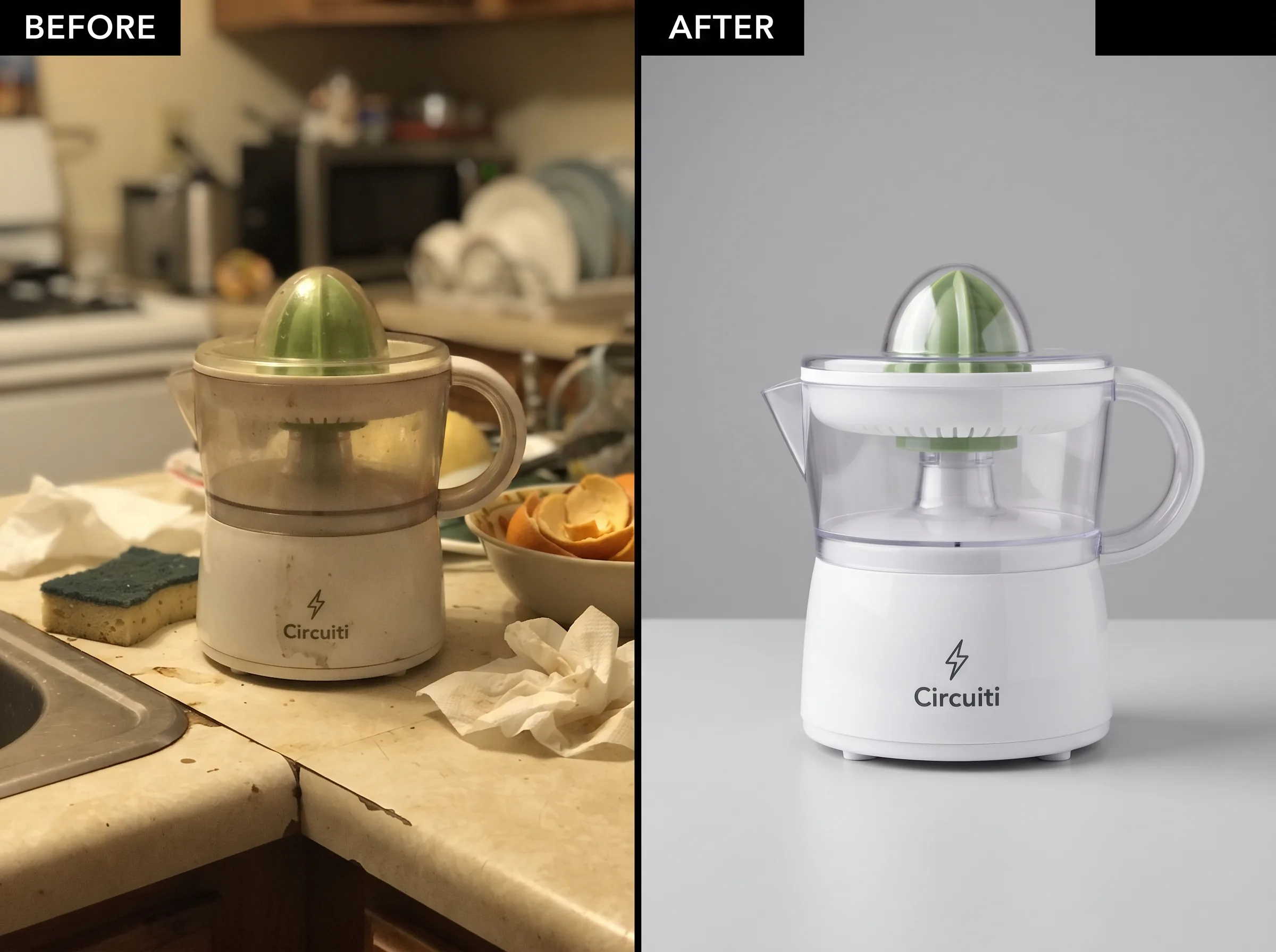 Before and after transformation for a marketplace seller catalog