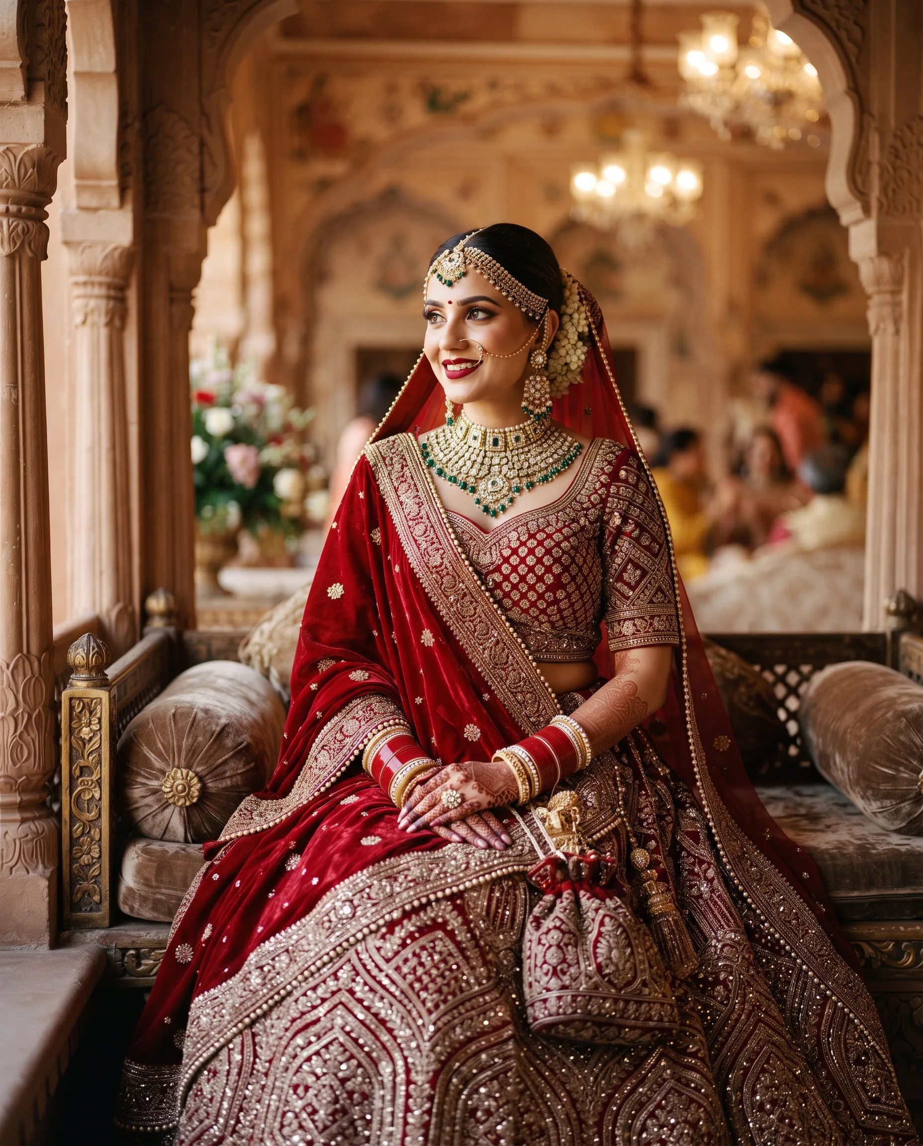 Bridal Model Fashion Editorial — our own render of this exact prompt
