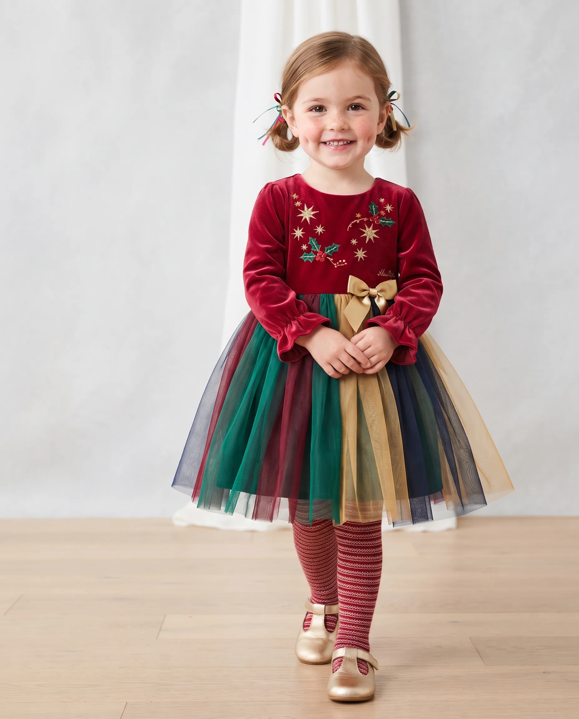 Kids Clothing Model Catalog — our own render of this exact prompt