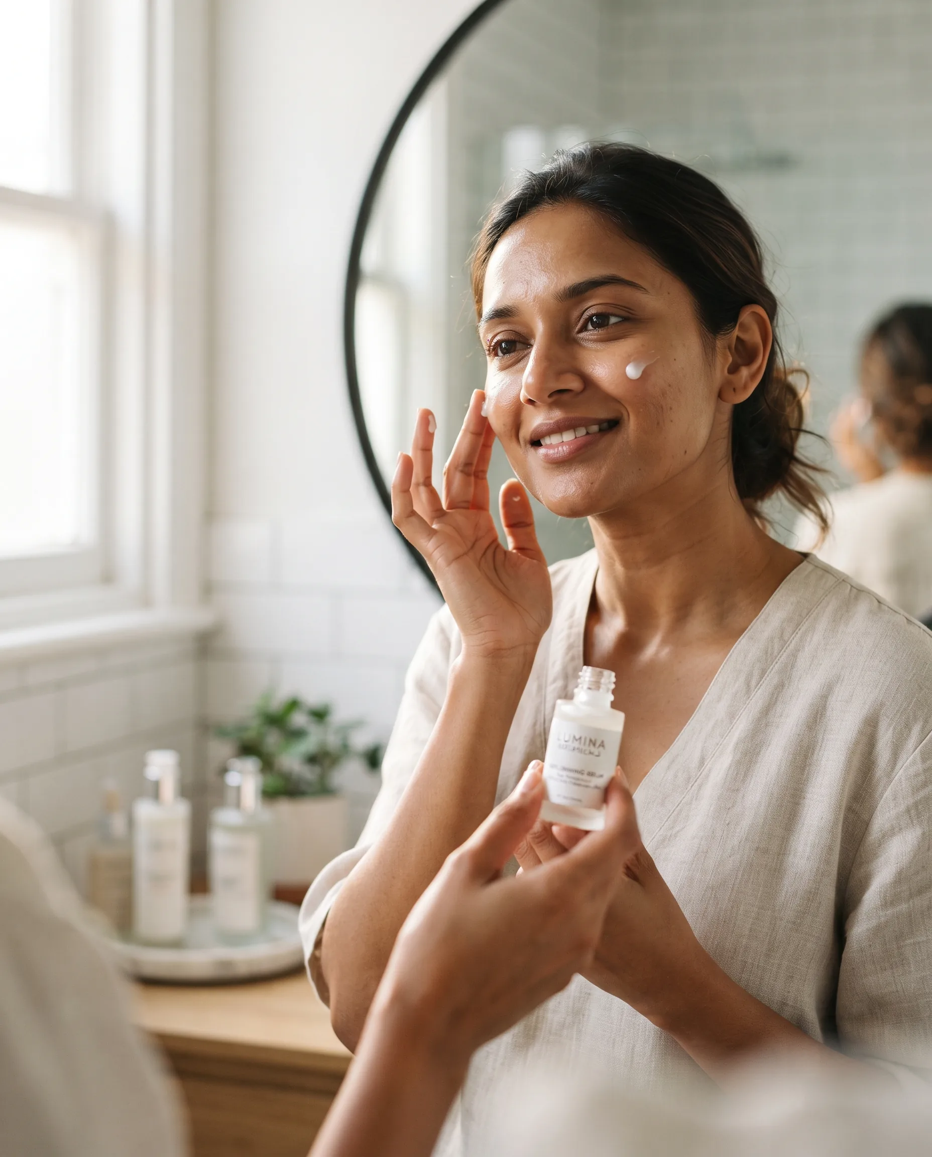 Beauty Product Model Lifestyle — our own render of this exact prompt