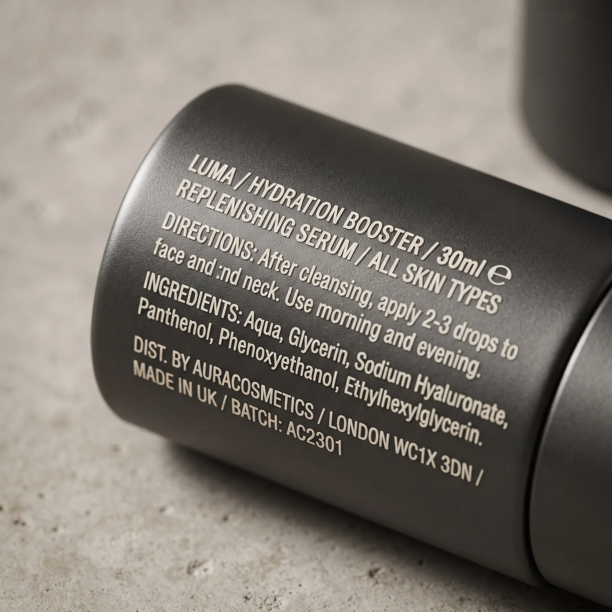 Texture and Finish Detail — our own render of this exact prompt