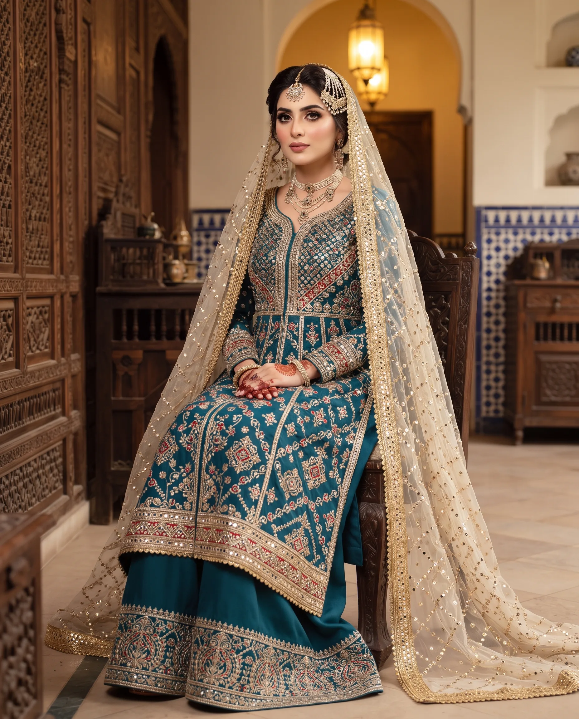 Bridal Kurta Set Pakistani Bridal Fashion — our own render of this exact prompt