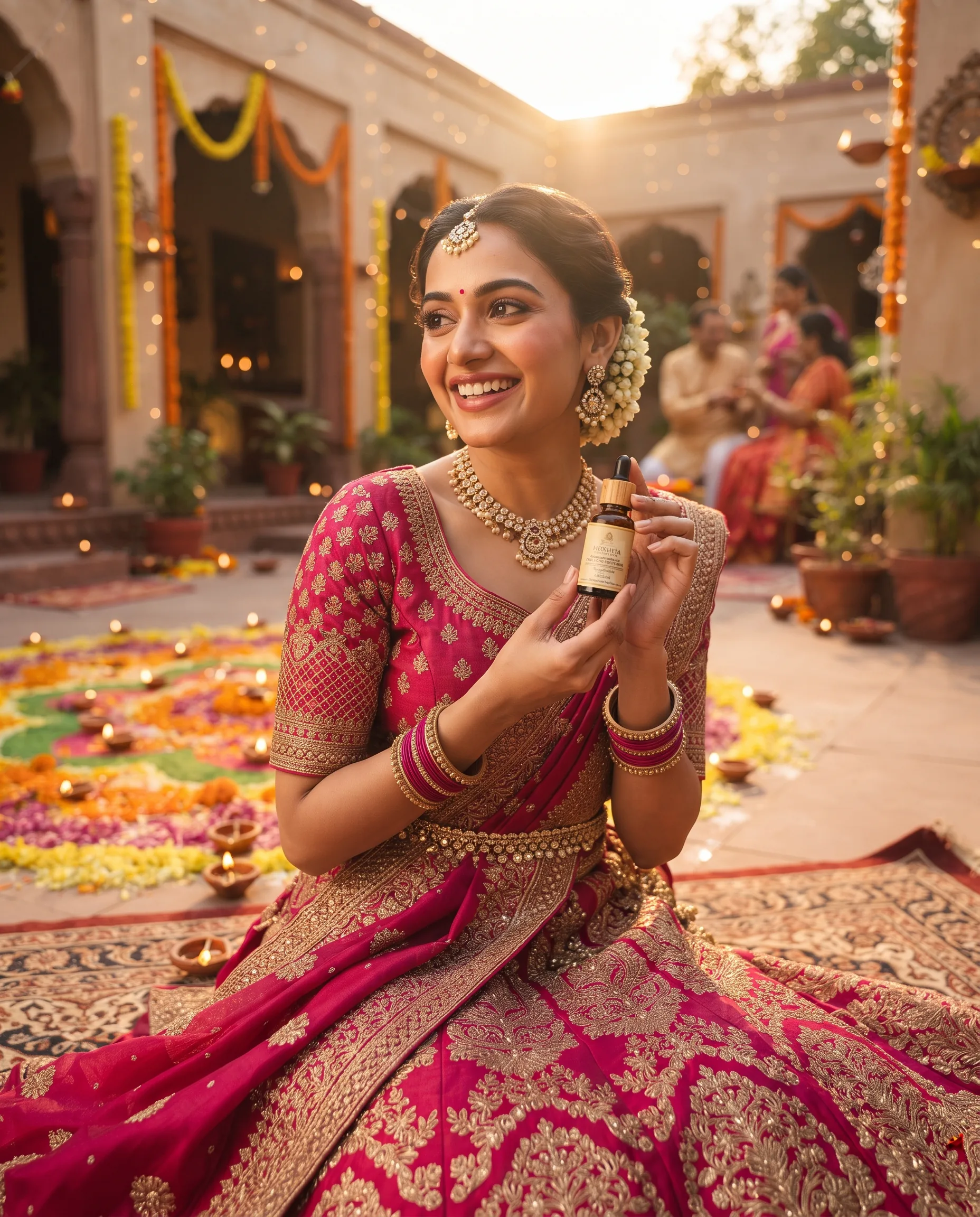 Ethnic Wear Diwali Model Shoot — our own render of this exact prompt