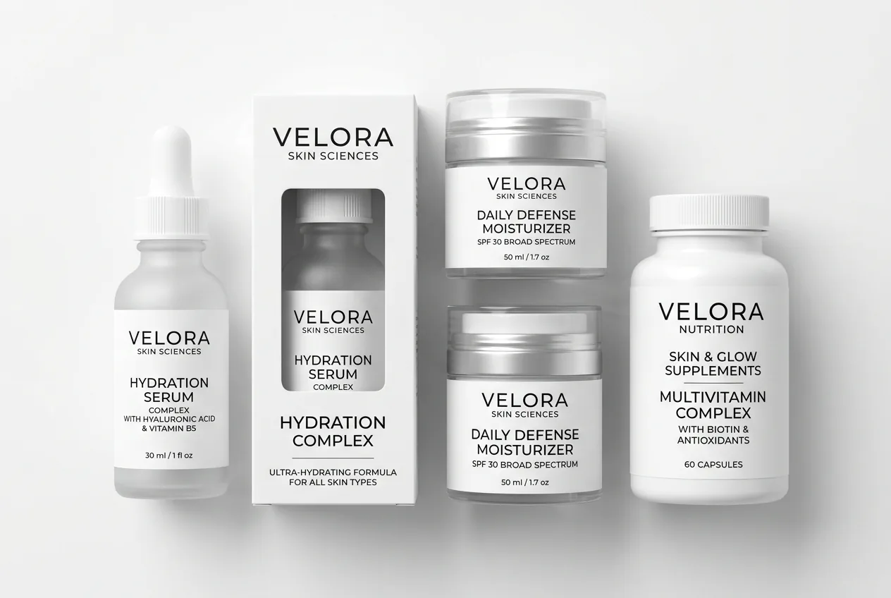 Marketplace Flat Lay Product Set — our own render of this exact prompt