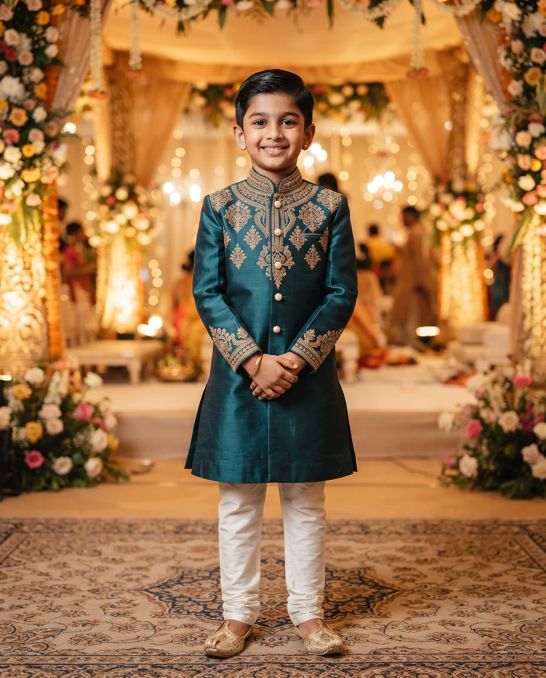 Kids Ethnic Sherwani Wedding Guest Fashion — our own render of this exact prompt