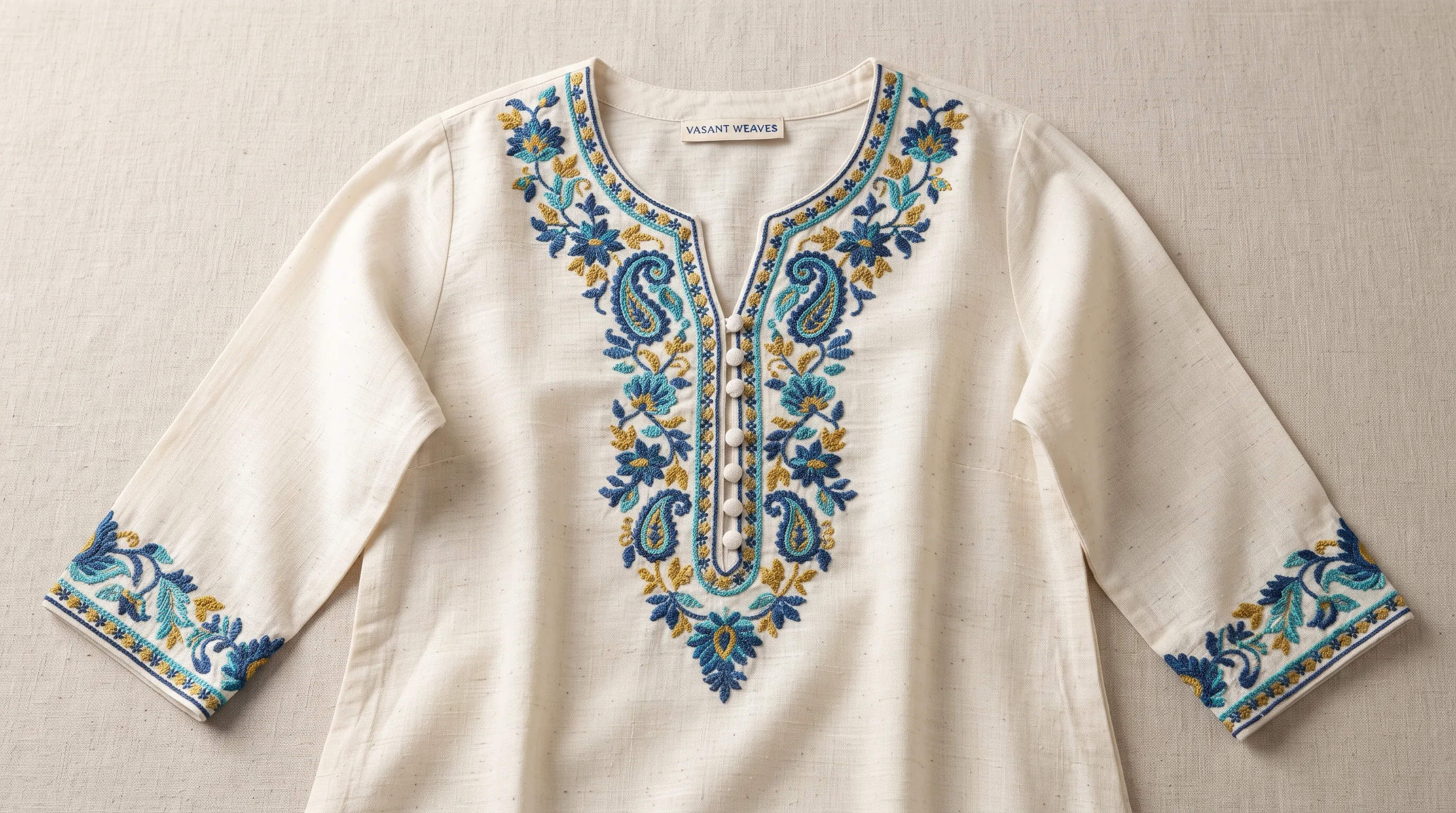 Kurta AI photography prompt example