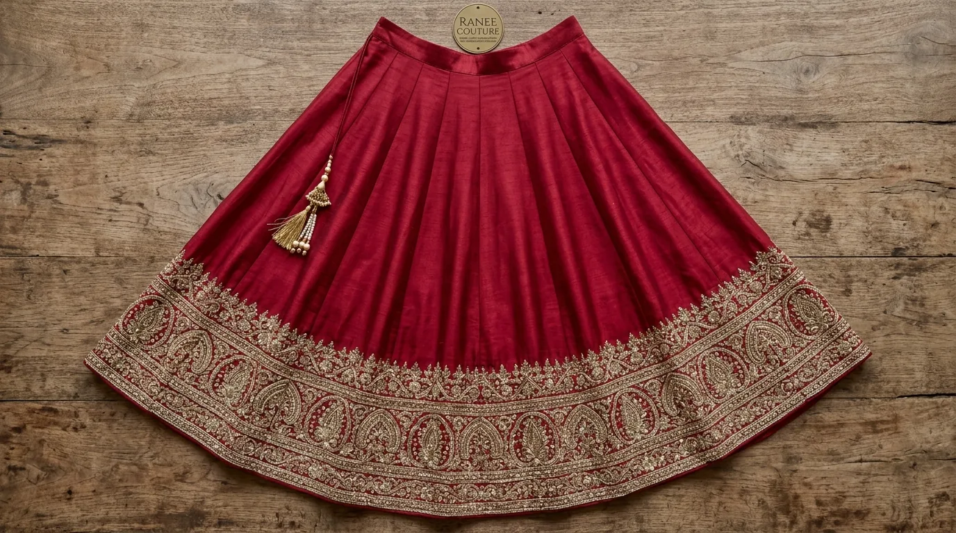 Lehenga AI photography prompt example