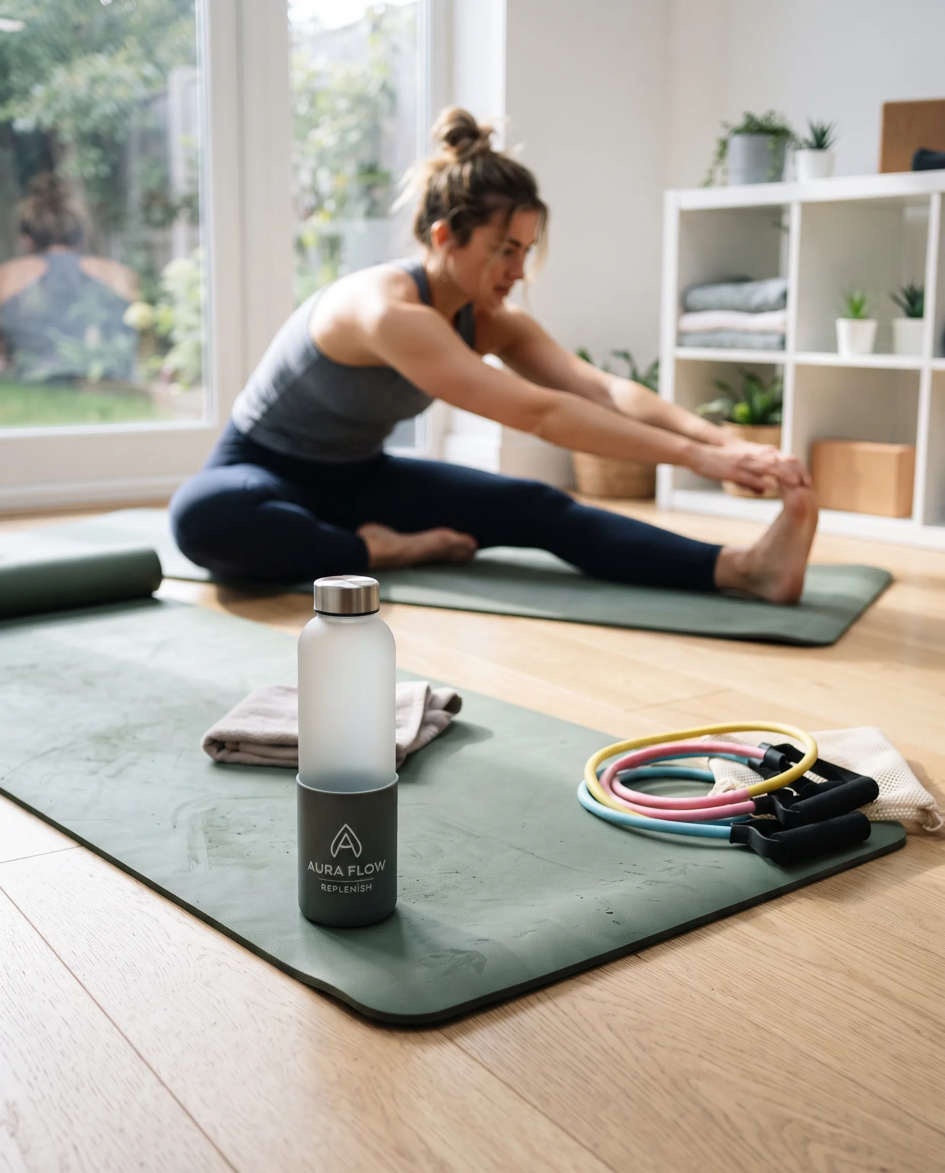 Fitness Gear Home Gym Scene — our own render of this exact prompt