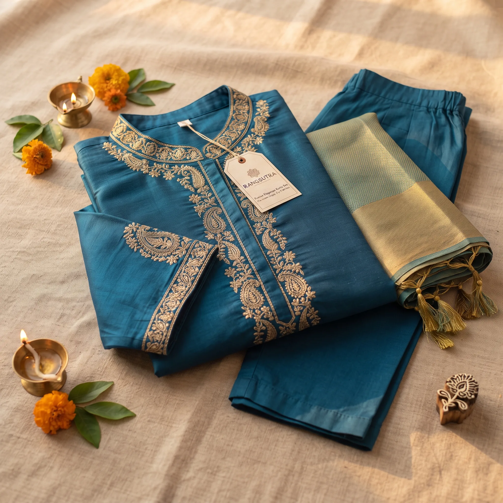 Ethnic Festive Meesho Listing — our own render of this exact prompt