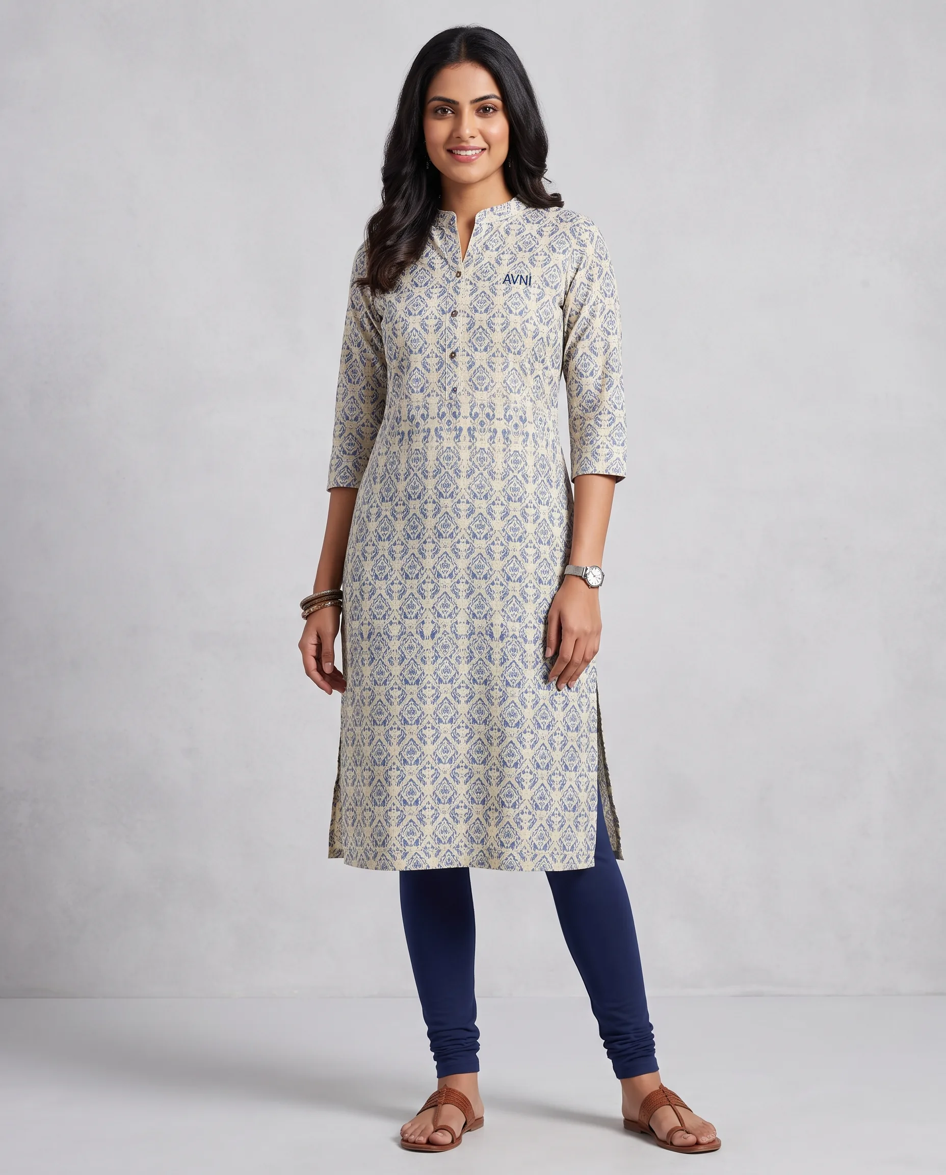 Kurti Catalog Model Shot — our own render of this exact prompt