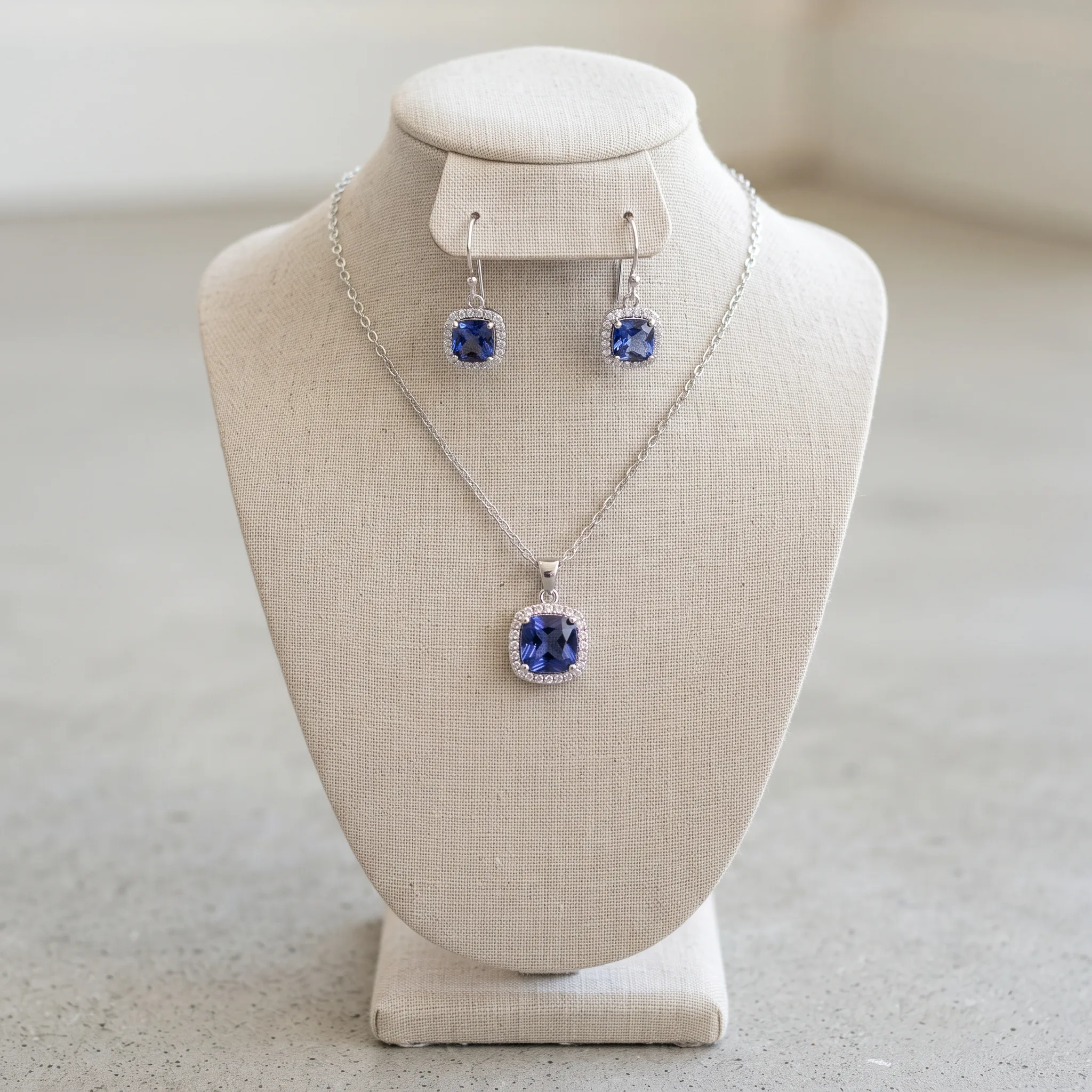 Budget Jewelry Set Listing — our own render of this exact prompt
