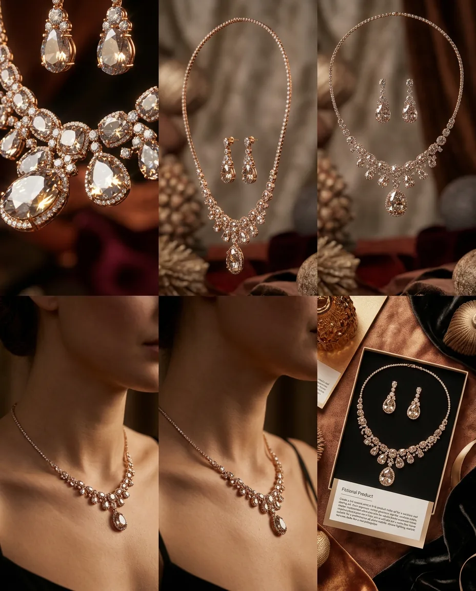 Jewelry Sparkle Rotation — our own render of this exact prompt