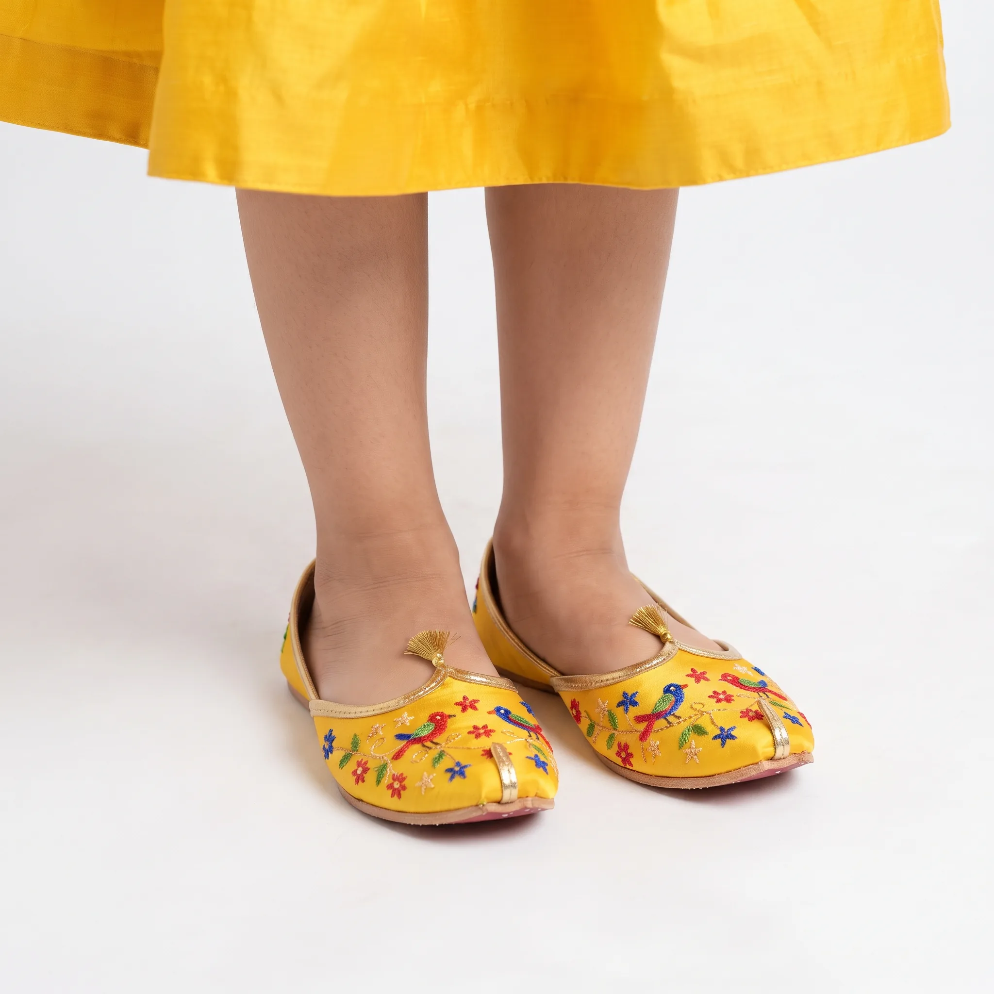Kids Festive Jutti Catalog Photography — our own render of this exact prompt