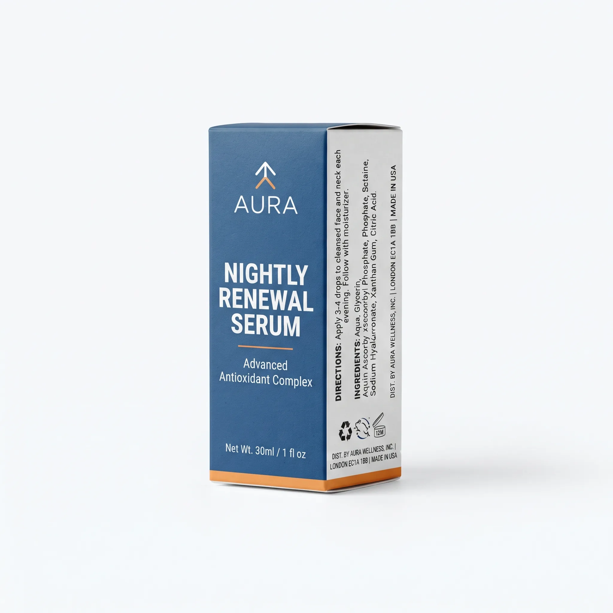Packaged Goods White Background Hero — our own render of this exact prompt